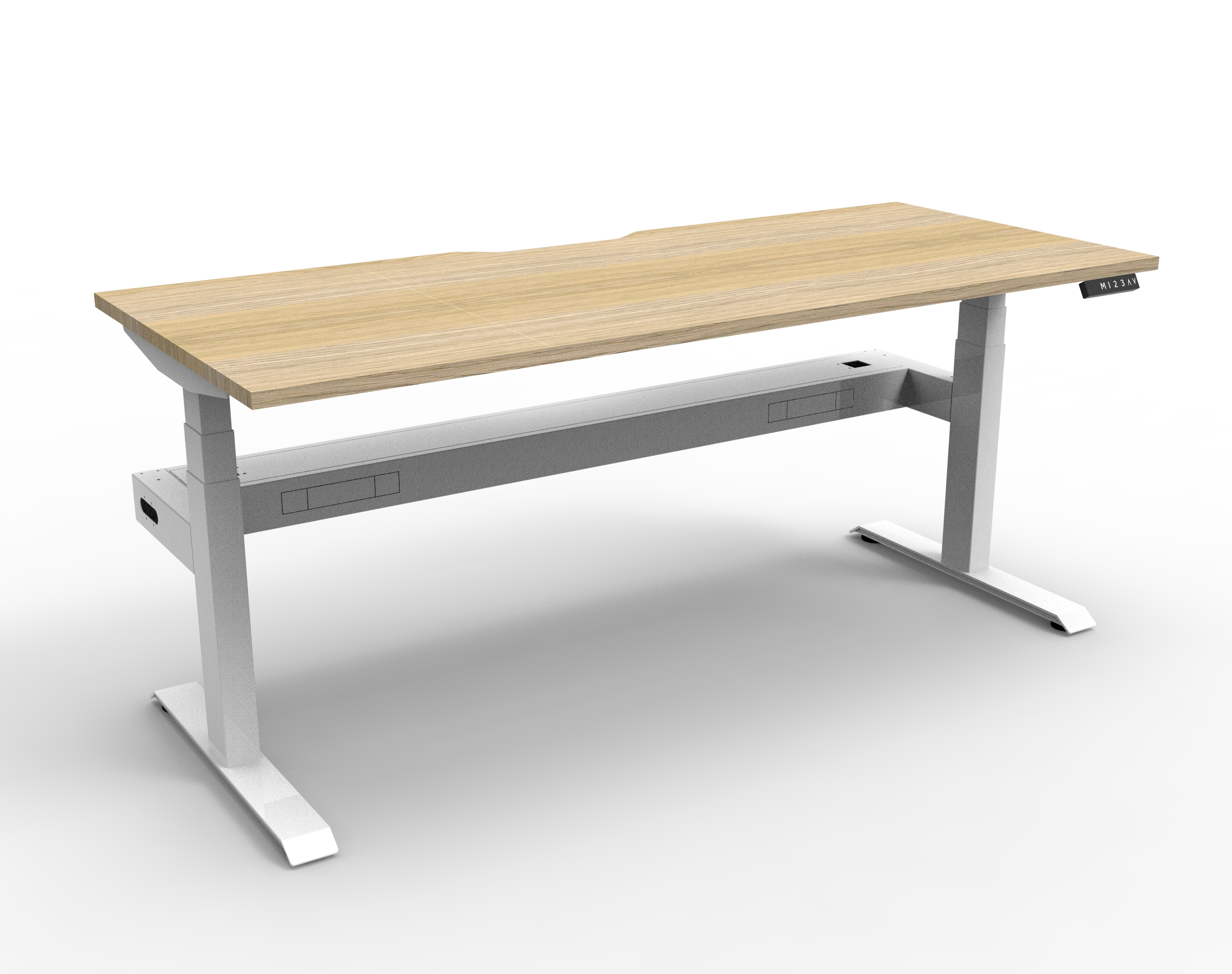Boost+ Height Adjustable Straight Desk